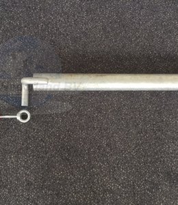 ASC Muuranker staal 50 cm. met haak p/st. Muuranker staal 50 cm. met haak p/st.