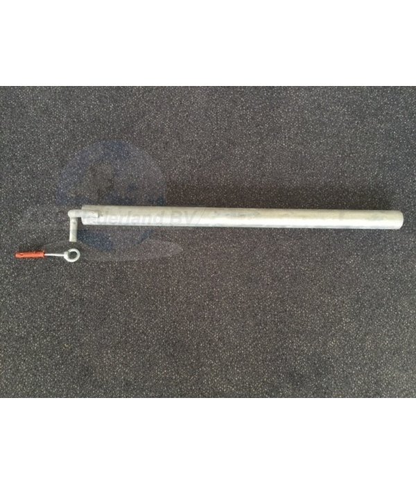ASC Muuranker staal 80 cm met haak/p.st
