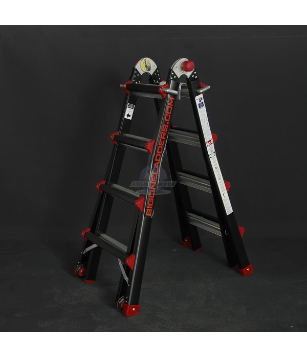 ASC Bigone telescopische ladder 4 x 3 sporten