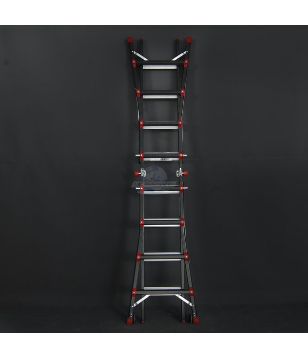 ASC Bigone telescopische ladder 4 x 3 sporten