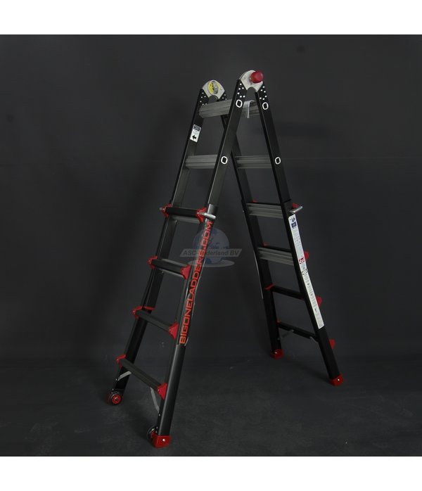 ASC Bigone telescopische ladder 4 x 3 sporten
