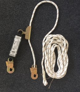 ASC Vallijn 10 mtr. Met meeloopklem en demper Vallijn 10 mtr. Met meeloopklem en demper