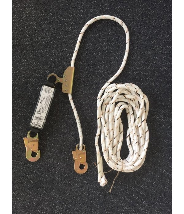 ASC Vallijn 10 mtr. Met meeloopklem en demper