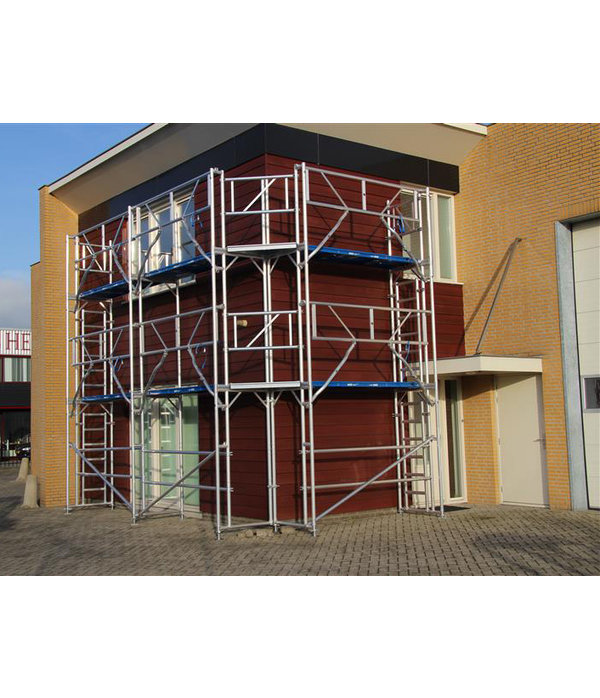 Gevelsteiger ladder met RVS haken