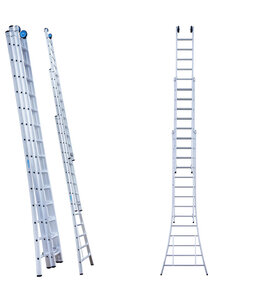 Euro Scaffold Opsteekladder Eurostairs pro 3x14 sporten + toprol Opsteekladder Eurostairs pro 3x14 sporten + toprol