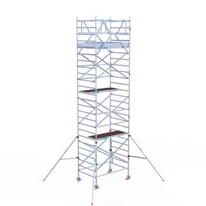 Euroscaffold Original 135x250 8,2m werkhoogte carbon vloer vrijstaand