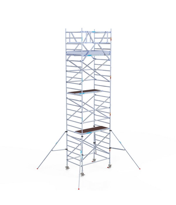 Euro Scaffold Euroscaffold Original 135x250 8,2m werkhoogte carbon vloer vrijstaand