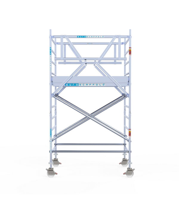 Euroscaffold Original 135x250 4,2m werkhoogte carbon vloer vrijstaand Euro Scaffold Euroscaffold Original 135x250 4,2m werkhoogte carbon vloer vrijstaand
