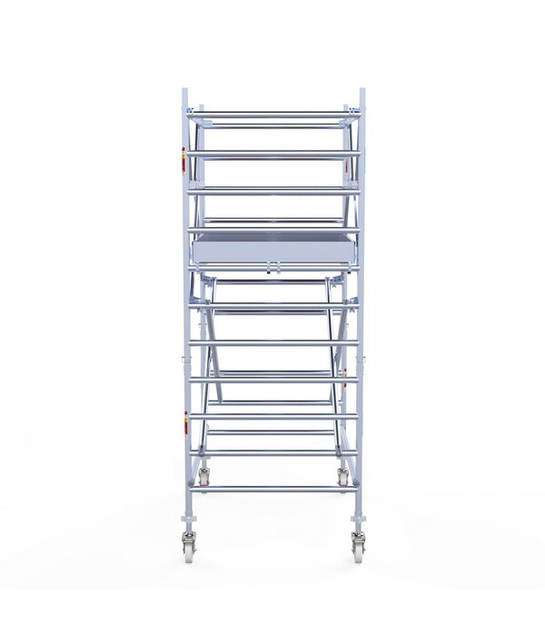 Euroscaffold Original 135x250 4,2m werkhoogte carbon vloer vrijstaand Euro Scaffold Euroscaffold Original 135x250 4,2m werkhoogte carbon vloer vrijstaand