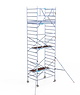Euro Scaffold Euroscaffold Original 135x250 7,2m werkhoogte tegen de gevel