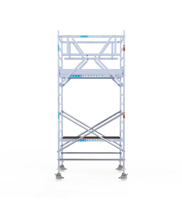 Euro Scaffold Euroscaffold Original 135x250 5,2m werkhoogte carbon vloer vrijstaand