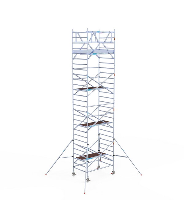Euro Scaffold Euroscaffold Original 135x250 9,2m werkhoogte carbon vloer vrijstaand