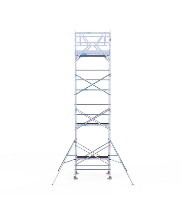 Euro Scaffold Euroscaffold Original 135x250 9,2m werkhoogte carbon vloer vrijstaand