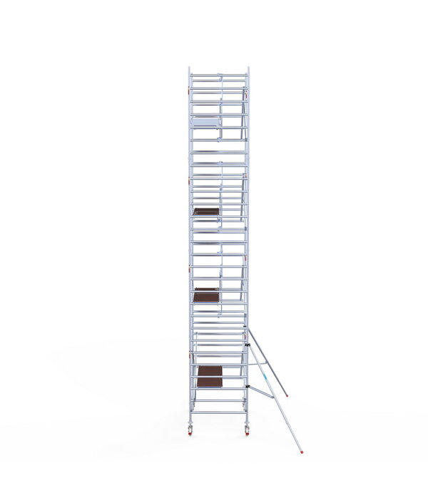 Euro Scaffold Euroscaffold Professional 135x250 9,2m werkhoogte tegen de gevel