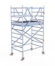 Euro Scaffold Euroscaffold Professional 135x250 4,2m werkhoogte carbon vloer vrijstaand