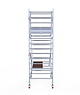Euro Scaffold Euroscaffold Professional 135x250 5,2m werkhoogte carbon vloer vrijstaand