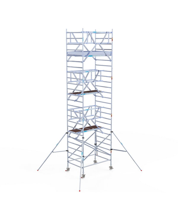 Euroscaffold Professional 135x250 8,2m werkhoogte carbon vloer vrijstaand Euro Scaffold Euroscaffold Professional 135x250 8,2m werkhoogte carbon vloer vrijstaand