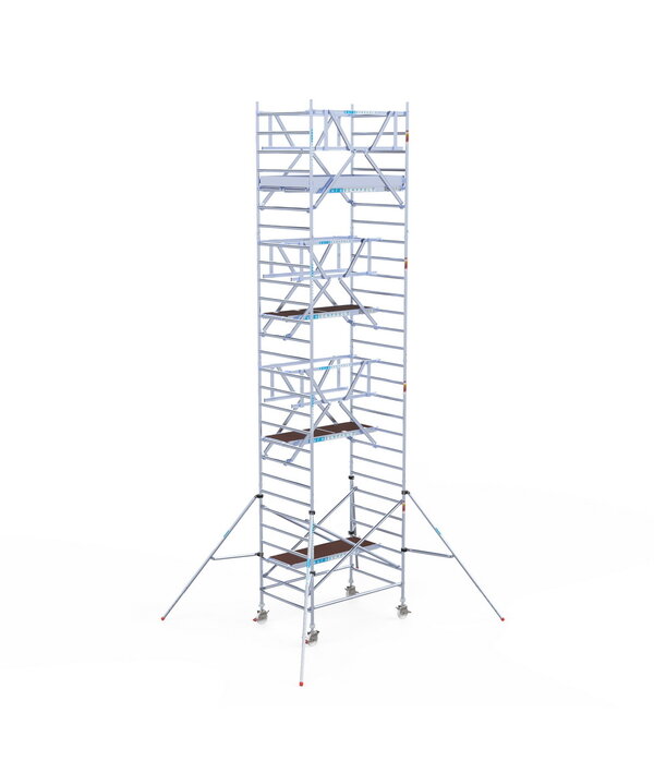 Euro Scaffold Euroscaffold Professional 135x250 9,2m werkhoogte carbon vloer vrijstaand