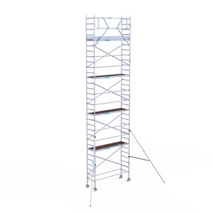 Euroscaffold Original 75x250 10,2m werkhoogte tegen de gevel