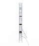 Euro Scaffold Euroscaffold Original 75x250 10,2m werkhoogte tegen de gevel