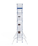 ASC IND ASC Rolsteiger 135x250x10.2 mtr. wh met schoren tegen de gevel
