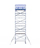 ASC IND ASC Rolsteiger 135x250x10.2 mtr. wh met schoren tegen de gevel