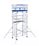 ASC IND ASC Rolsteiger 135x250x7.2 mtr. wh Carbon met schoren tegen de gevel