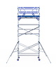 ASC IND ASC Rolsteiger 135x250x7.2 mtr. wh met schoren tegen de gevel