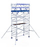 ASC IND ASC Rolsteiger 135x250x6.2 mtr. wh met schoren tegen de gevel