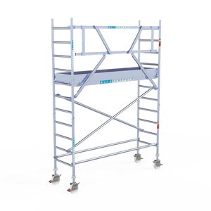 Euroscaffold Professional 75x250 4,2m werkhoogte tegen de gevel