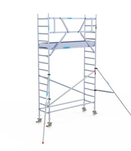 Euroscaffold Professional 75x250 5,2m werkhoogte tegen de gevel