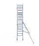 Euro Scaffold Euroscaffold Professional 75x250 5,2m werkhoogte tegen de gevel