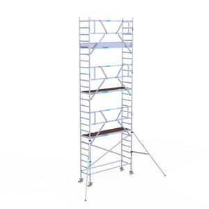 Euroscaffold Professional 75x250 8,2m werkhoogte tegen de gevel