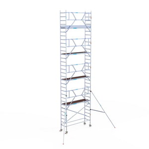 Euroscaffold Professional 75x250 10,2m werkhoogte tegen de gevel