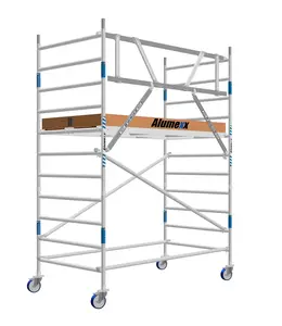 Alumexx ALX rolsteiger 135 x 250 x 4.2m WH met AGS Voorloopleuning ALX rolsteiger 135 x 250 x 4.2m WH met AGS Voorloopleuning