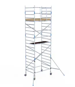 Alumexx Alumexx Basic rolsteiger 135 x 250 x 7,2m WH met schoren Alumexx Basic rolsteiger 135 x 250 x 7,2m WH met schoren