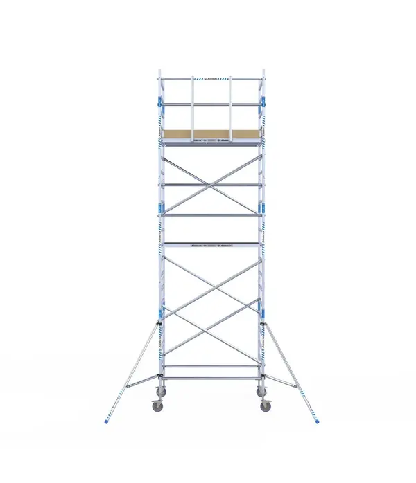 Alumexx Basic rolsteiger 135 x 250 x 7,2m WH met schoren Alumexx Alumexx Basic rolsteiger 135 x 250 x 7,2m WH met schoren