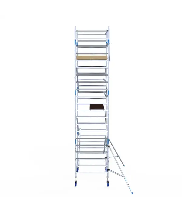 Alumexx Basic rolsteiger 135 x 250 x 7,2m WH met schoren Alumexx Alumexx Basic rolsteiger 135 x 250 x 7,2m WH met schoren