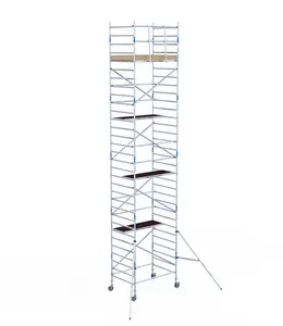 Alumexx Alumexx Basic rolsteiger 135 x 250 x 10,2m WH met schoren Alumexx Basic rolsteiger 135 x 250 x 10,2m WH met schoren