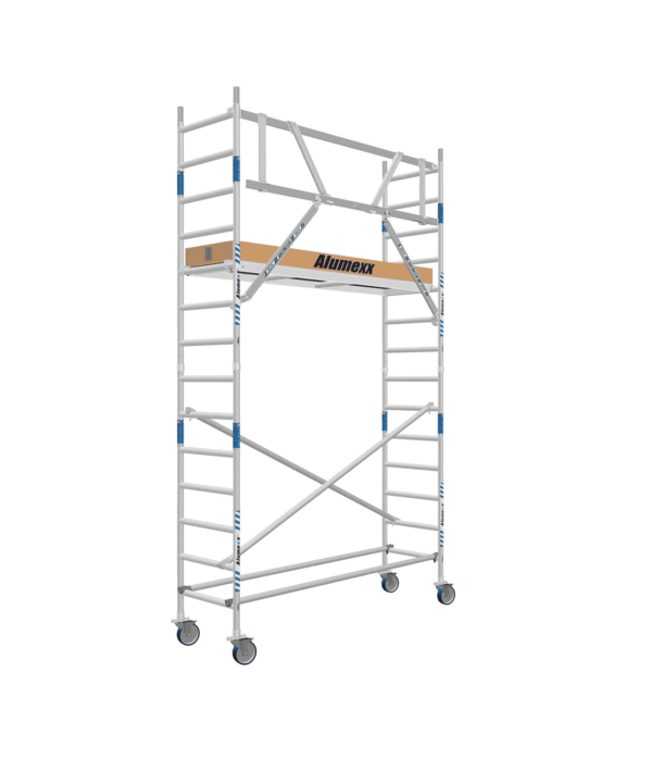 Alumexx ALX rolsteiger 75 x 250 x 5.2m WH met AGS Voorloopleuning