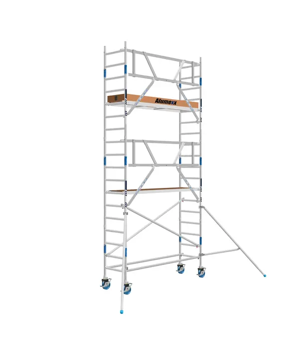 Alumexx ALX rolsteiger 75 x 250 x 6.2m WH met AGS Voorloopleuning