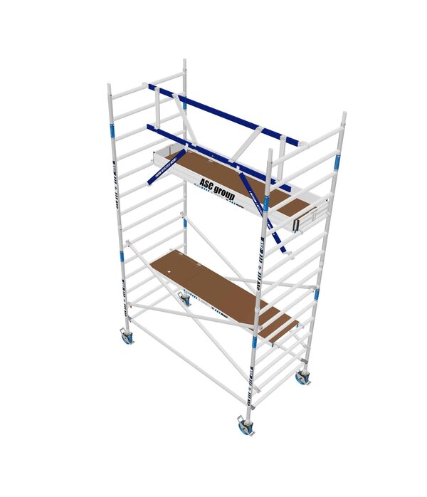 ASC AGS Pro rolsteiger ASC 135 x 250 x 5,2wh enkelzijdig Carbon