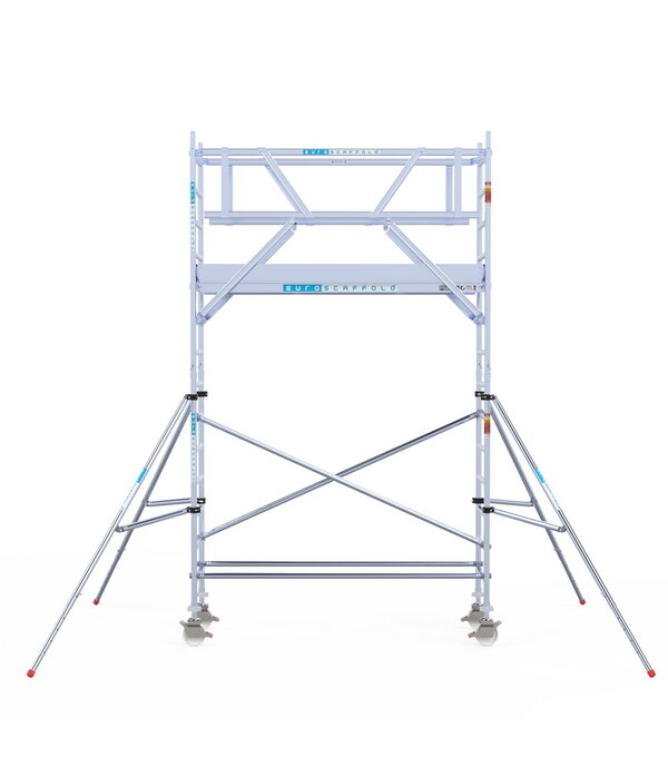 Rolsteiger Euroscaffold Original 75x250 5,2m werkhoogte vrijstaand Euro Scaffold Rolsteiger Euroscaffold Original 75x250 5,2m werkhoogte vrijstaand