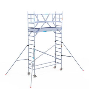 Rolsteiger Euroscaffold Original 75x250 5,2m werkhoogte carbon vloer vrijstaand