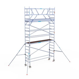 Rolsteiger Euroscaffold Original 75x250 6,2m werkhoogte carbon vloer vrijstaand