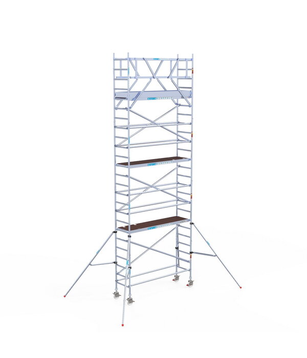 Euro Scaffold Rolsteiger Euroscaffold Original 75x250 8,2m werkhoogte vrijstaand