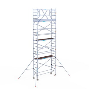 Rolsteiger Euroscaffold Original 75x250 8,2m werkhoogte carbon vloer vrijstaand