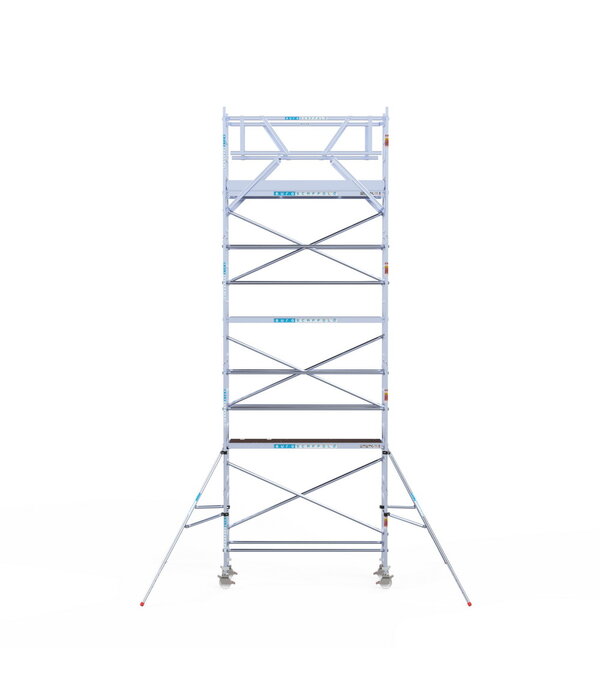Euro Scaffold Rolsteiger Euroscaffold Original 75x250 8,2m werkhoogte carbon vloer vrijstaand