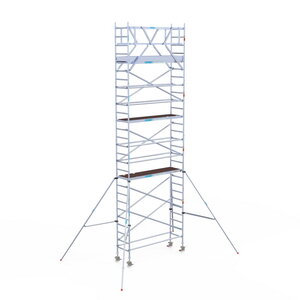 Rolsteiger Euroscaffold Original 75x250 9,2m werkhoogte carbon vloer vrijstaand