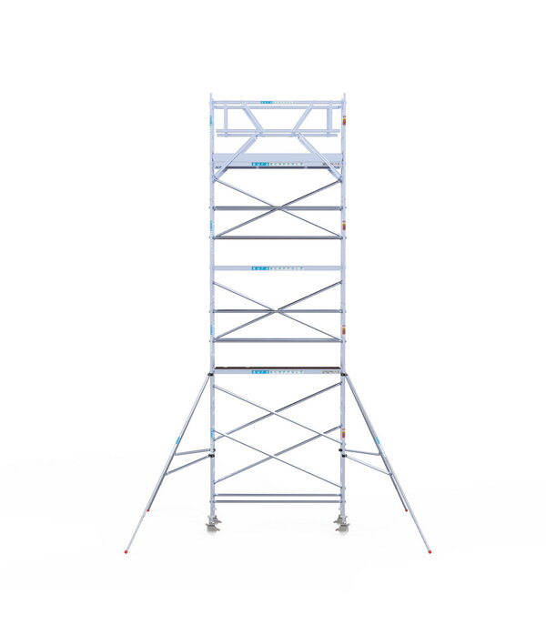 Euro Scaffold Rolsteiger Euroscaffold Original 75x250 9,2m werkhoogte carbon vloer vrijstaand